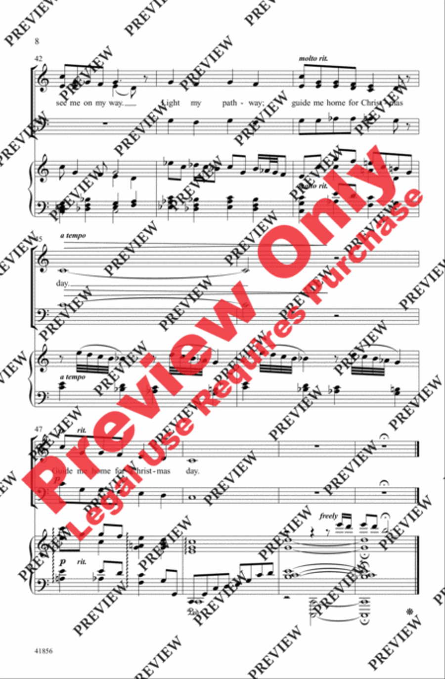Christmas Star (from Home Alone 2) 3-Part scores gallery preview page 8