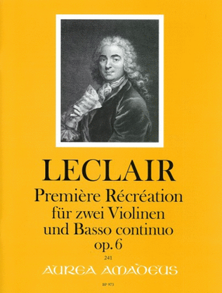 Book cover for Premiere Recreation op. 6