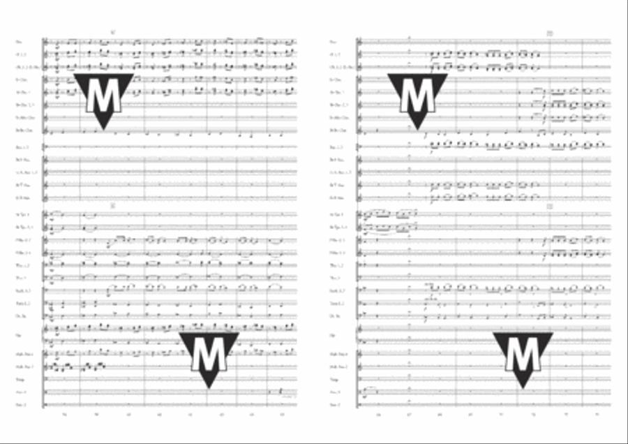 Romanian Dances II - Suite Concert Band scores gallery preview page 14