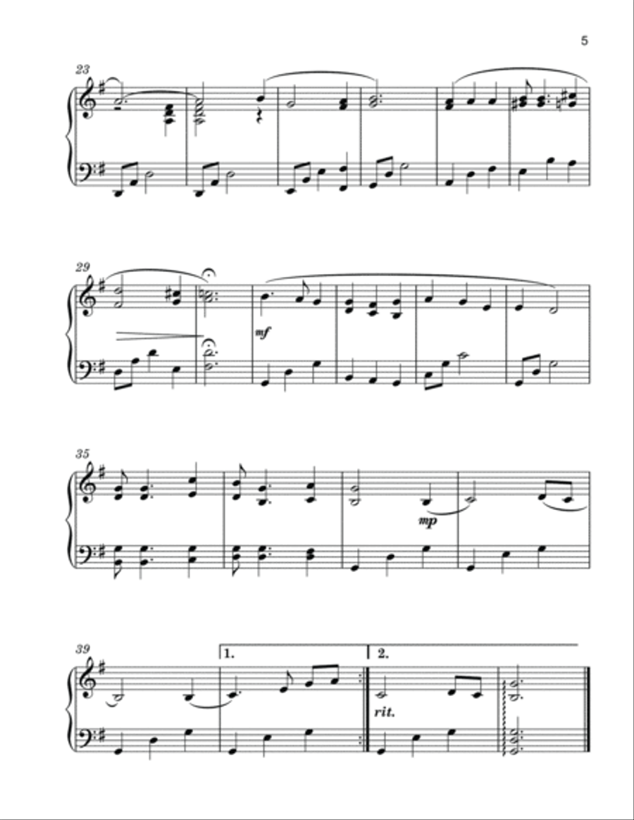 Celebration of Life: 22 Piano Solos for Funerals, Memorials, and Celebration of Life Services Piano Solo scores gallery preview page 6