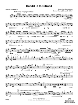 Handel in the Strand: 2nd B-flat Clarinet