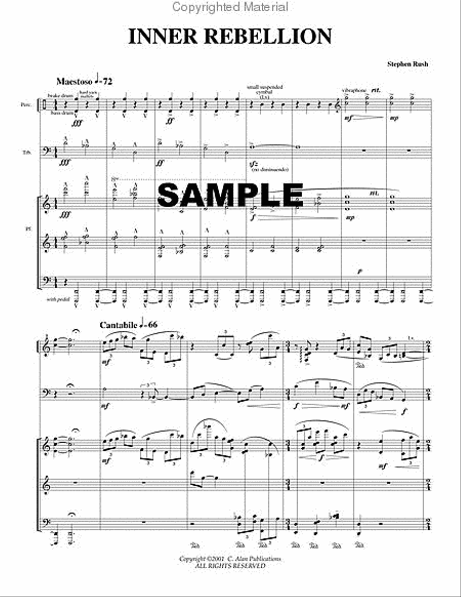 Inner Rebellion Inner Rebellion Piano scores gallery preview page 2