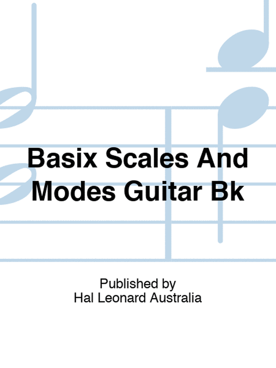 Basix Scales And Modes Guitar Bk