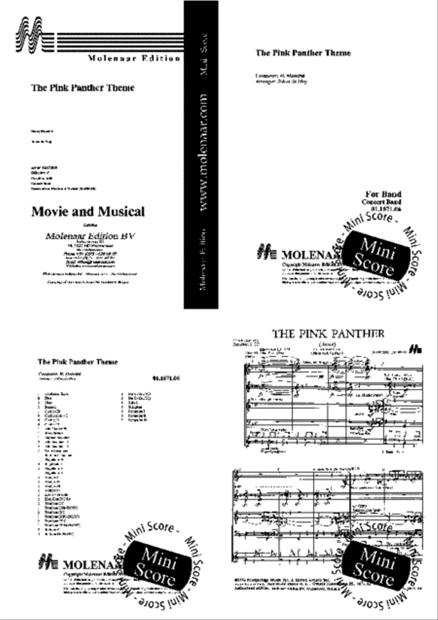 The Pink Panther Theme The Pink Panther Theme Big Band scores gallery preview page 2