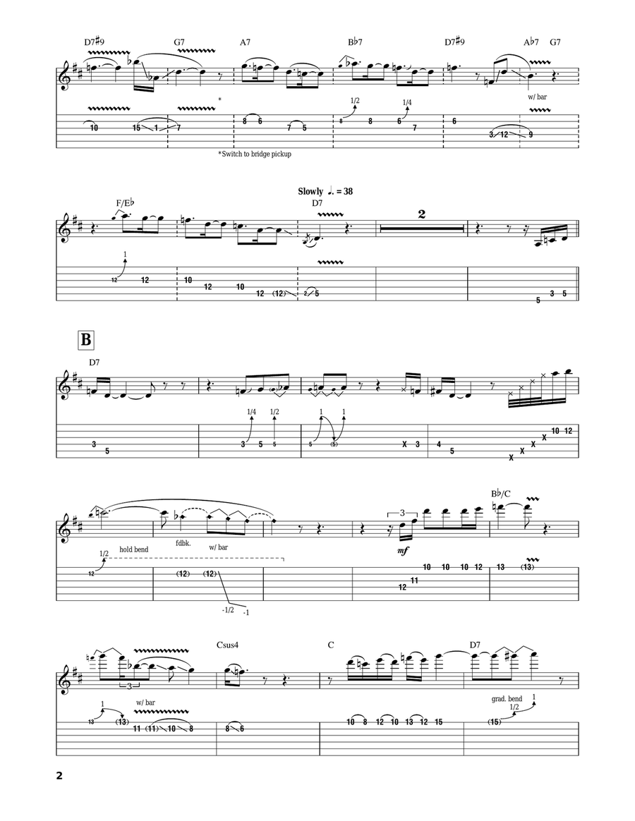 Goodbye Pork Pie Hat Acoustic Guitar scores gallery preview page 2