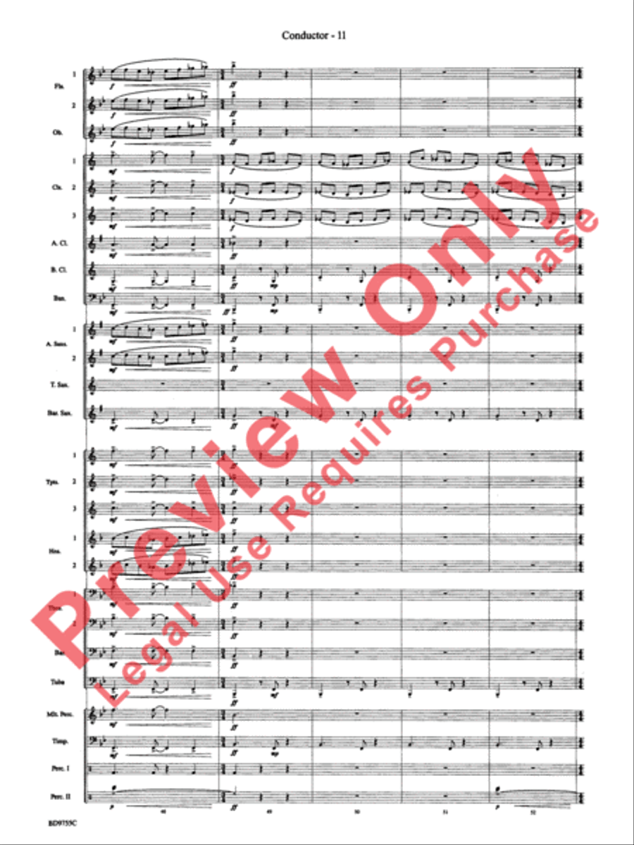 The Maelstrom Concert Band scores gallery preview page 14