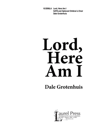 Book cover for Lord, Here am I