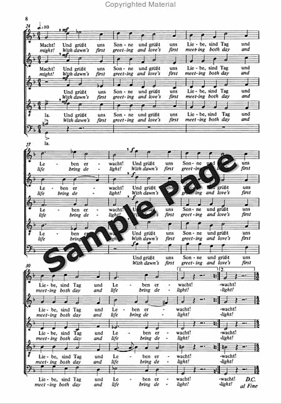 Monteverdi/orff Choere 2 Aus Orpheus Mixed Choir scores gallery preview page 9
