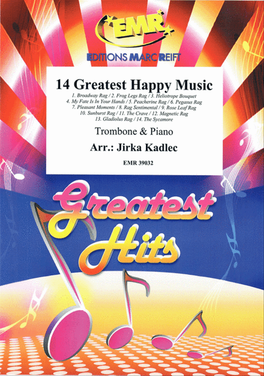 14 Greatest Happy Music Piano Accompaniment scores gallery preview page 1