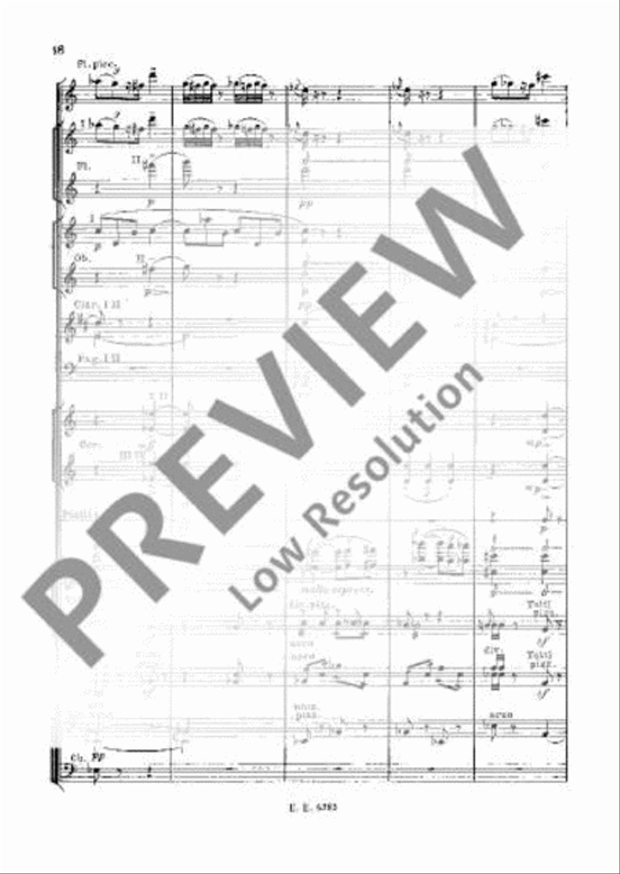 Le Poème de l'extase Orchestra scores gallery preview page 21