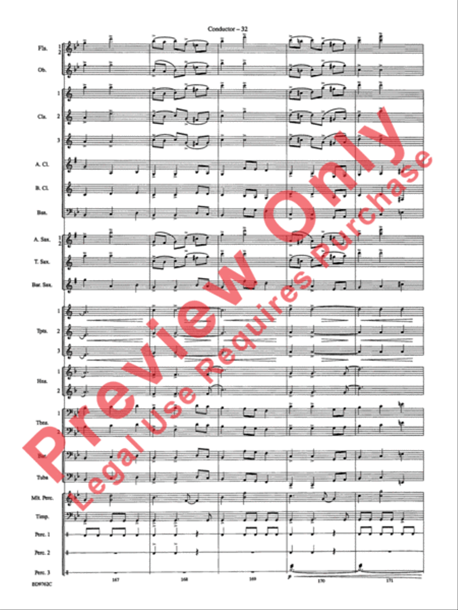 By Loch and Mountain Concert Band scores gallery preview page 35