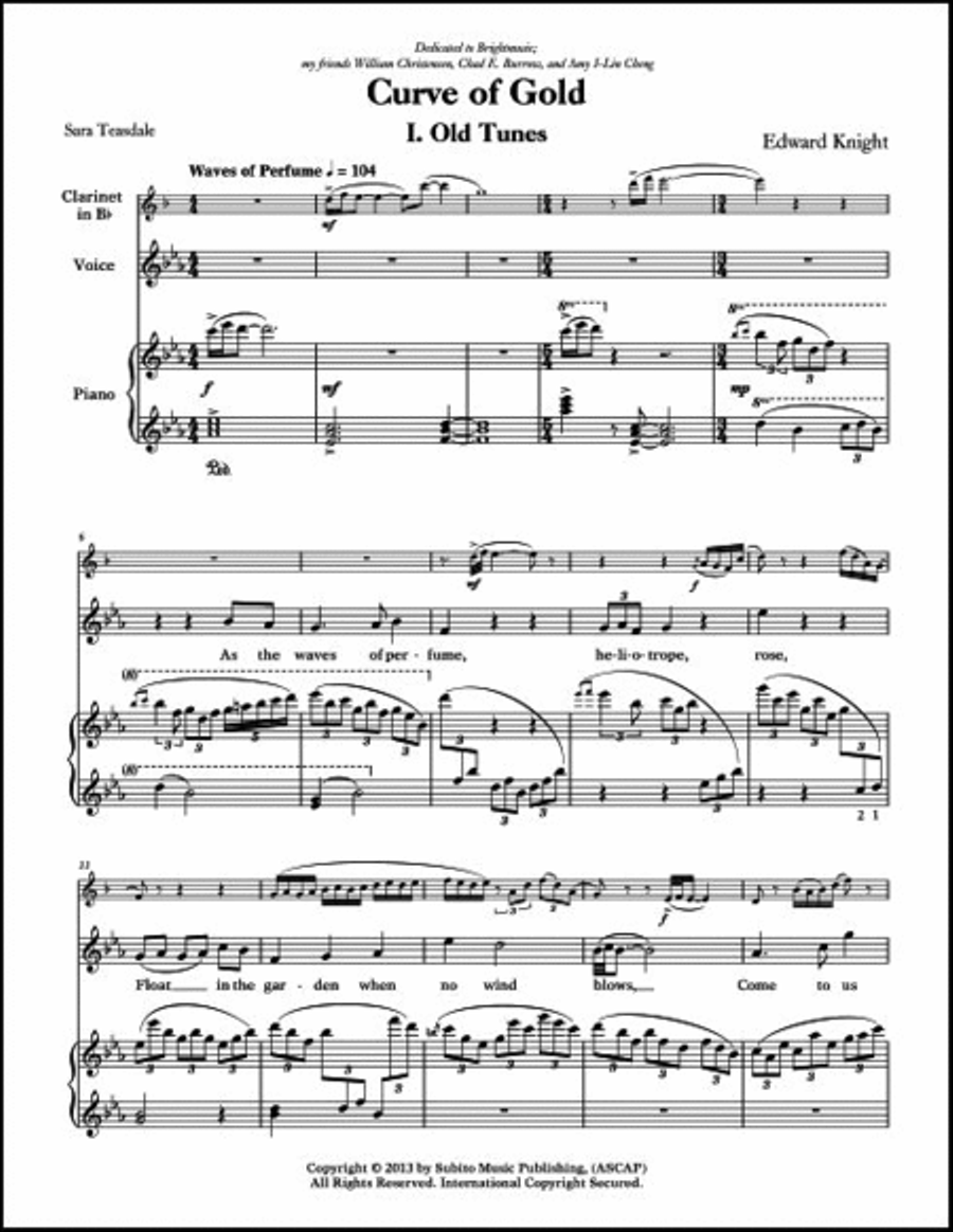 Curve of Gold Choir scores gallery preview page 3