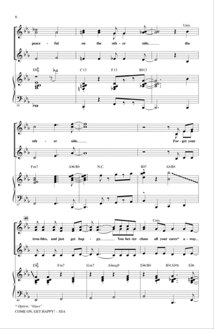 Come On, Get Happy! The Music Of Harold Arlen In Concert (Medley) SSA scores gallery preview page 5