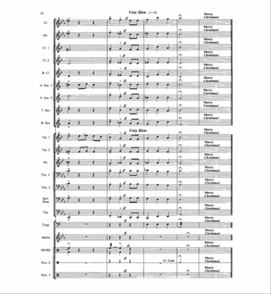 A Crazy, Mixed-Up Christmas Concert Concert Band scores gallery preview page 17
