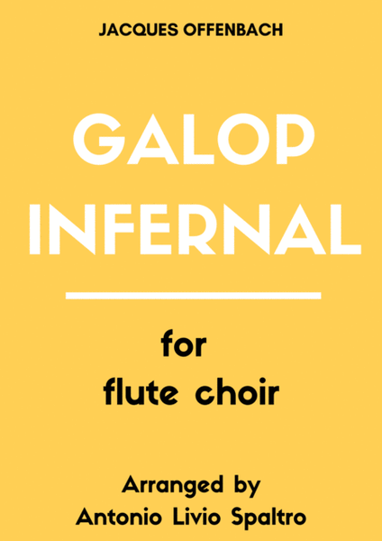Galop Infernal (Can Can) for Flute Choir image number null