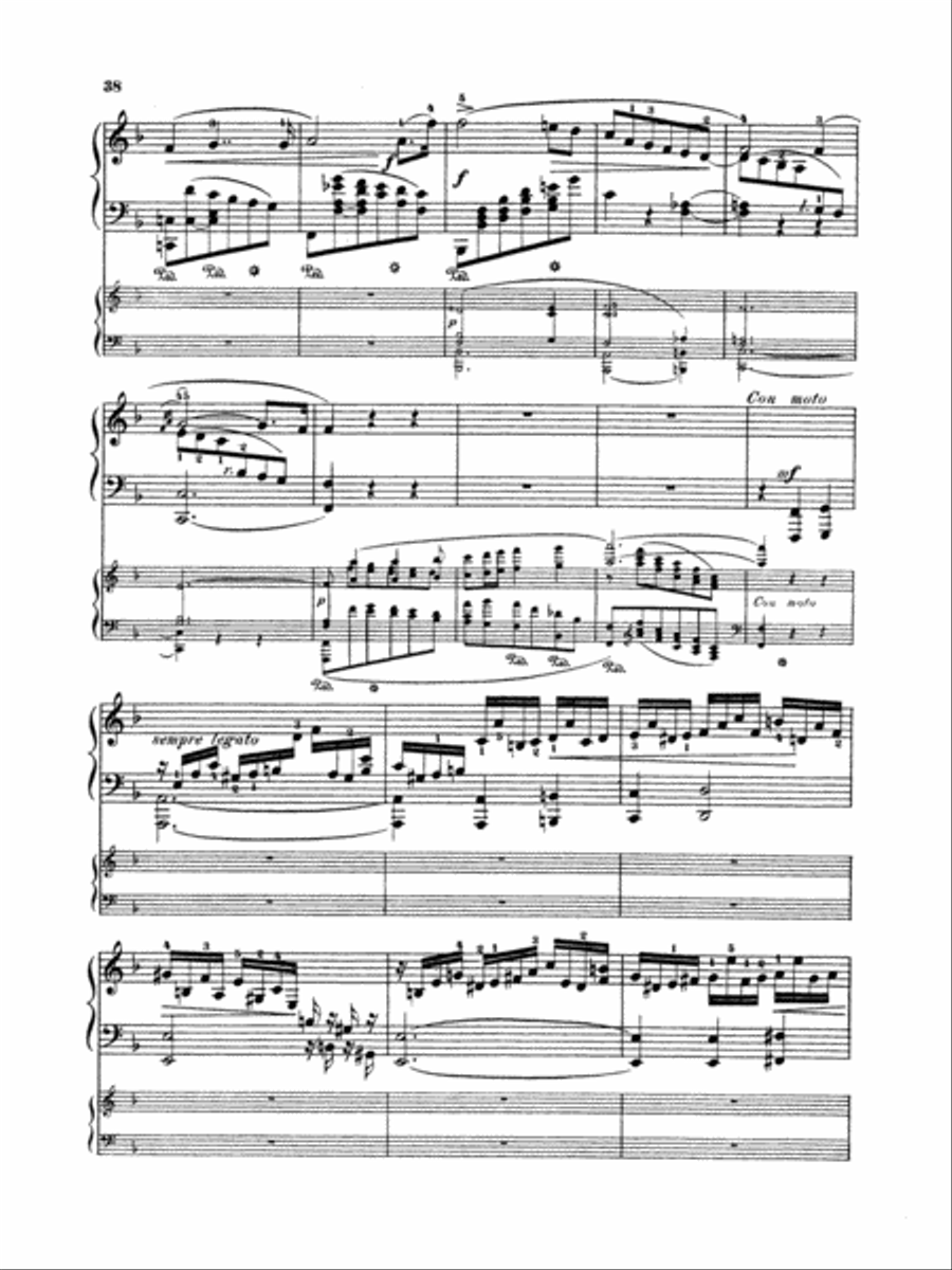 Rubinstein: Piano Concerto No. 4, Op. 70 Piano scores gallery preview page 6