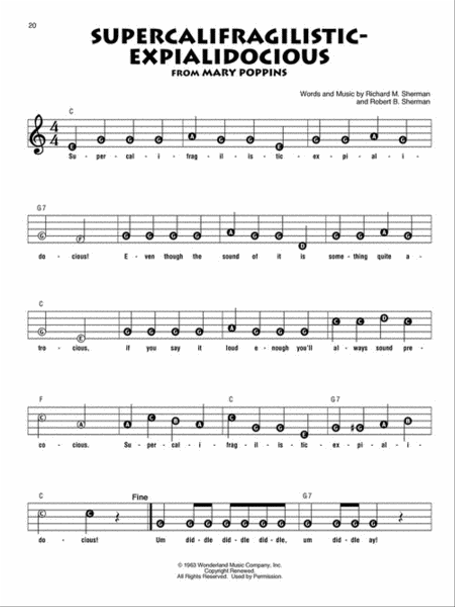 Disney Tunes – Recorder Fun! Recorder scores gallery preview page 4