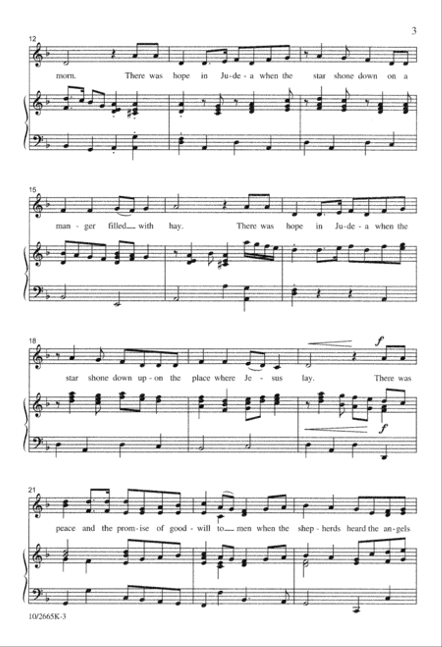 Joy in Judea Unison Choir scores gallery preview page 3