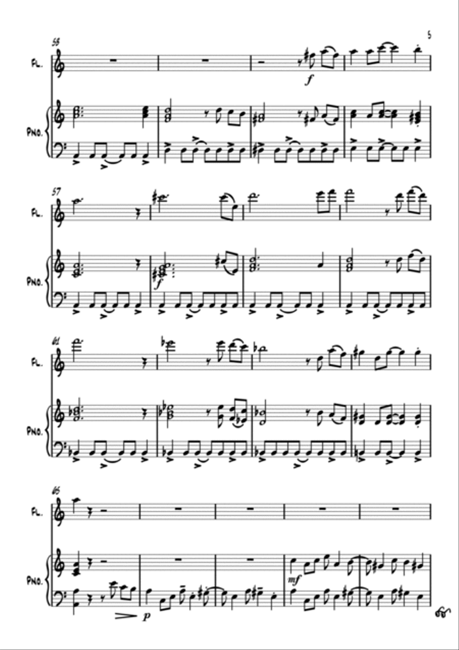 Latin for Elise Latin for Elise Flute Solo scores gallery preview page 6
