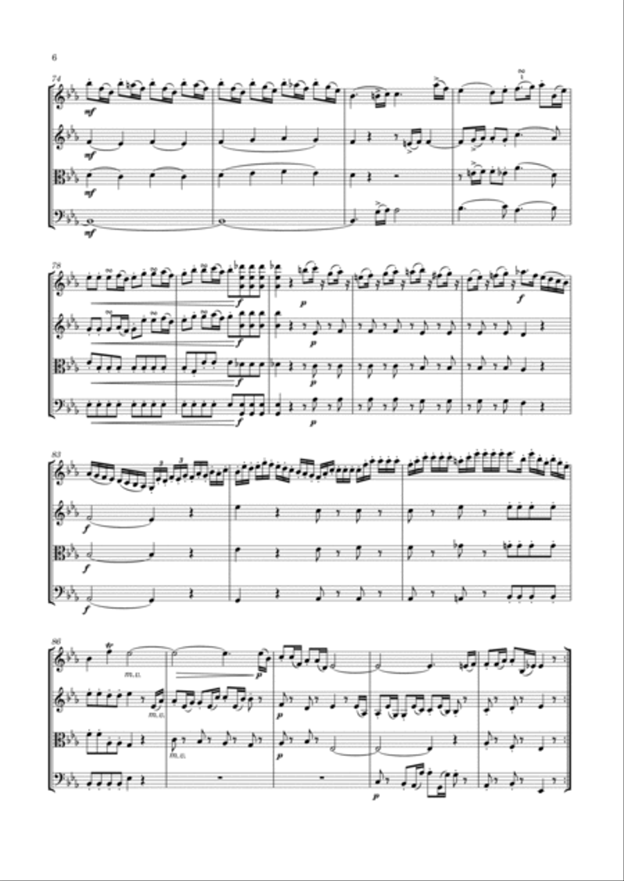 Haydn - String Quartet in E flat major, Hob.III:38 ; Op.33 No.2 · 