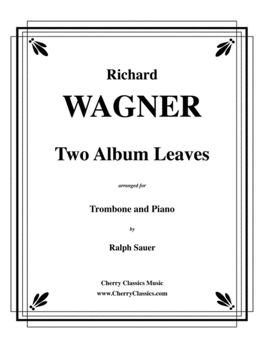 Two Album Leaves for Trombone & Piano image number null