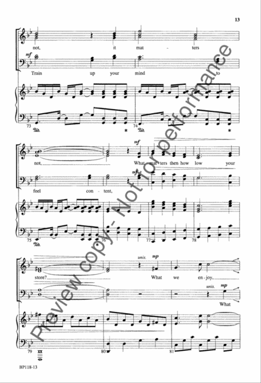Sing Out, My Soul (SATB) Sing Out, My Soul (SATB) 4-Part scores gallery preview page 14