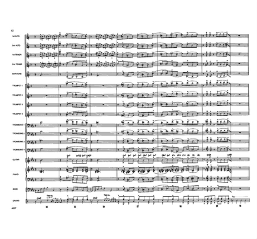 Night Rider Night Rider Jazz Ensemble scores gallery preview page 11
