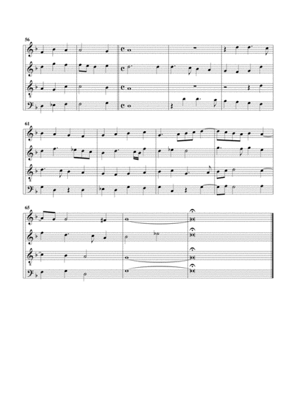 Ave Maria Benedicta tu (arrangement for 4 recorders) image number null