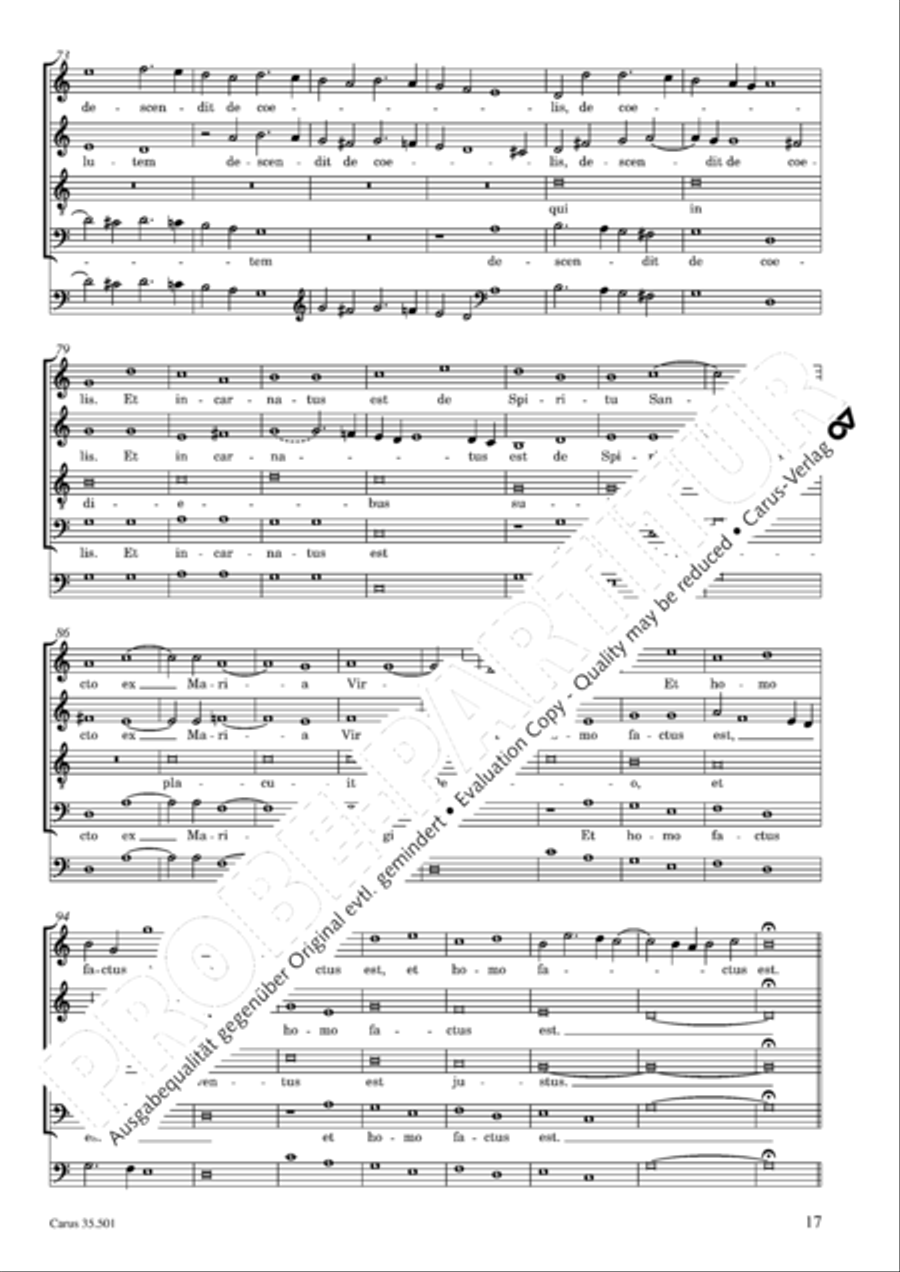 Palestrina: Masses and individual movements Score scores gallery preview page 32