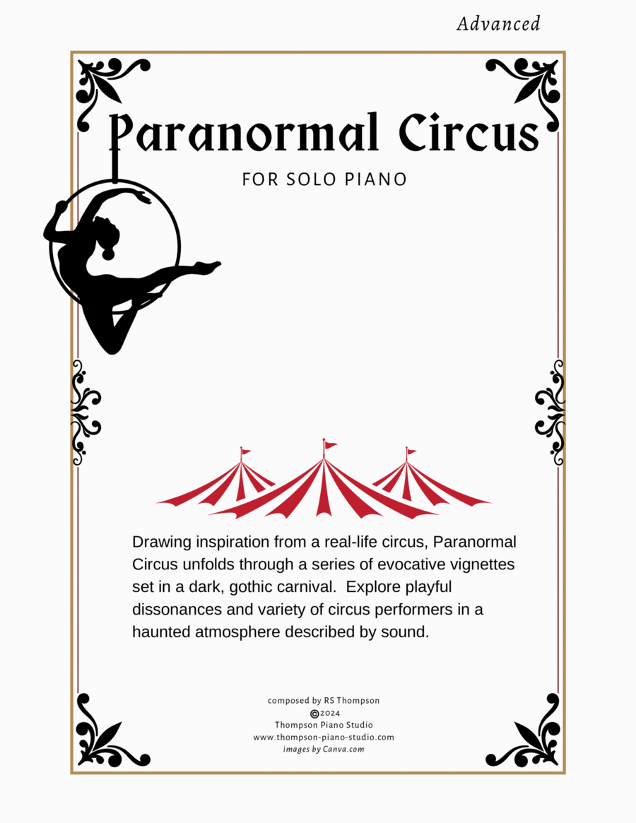 Paranormal Circus Paranormal Circus Piano Solo scores gallery preview page 1