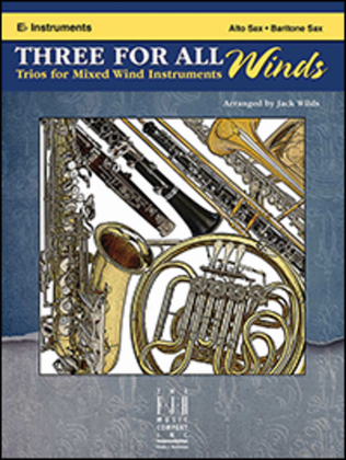 Book cover for Three For All Winds - E-Flat Instruments