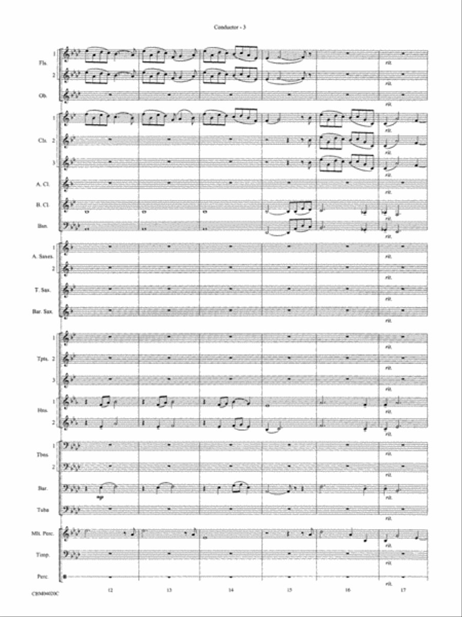 Ever Braver, Ever Stronger (An American Elegy): Score Concert Band scores gallery preview page 5