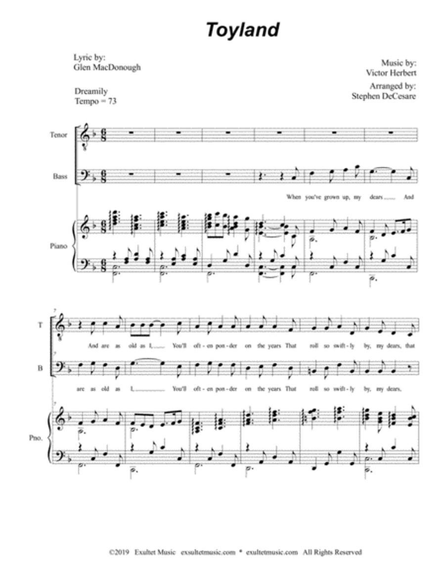 Toyland (Duet for Tenor and Bass Solo) image number null