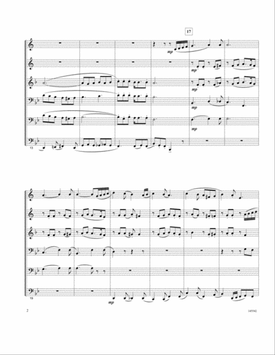 Jesus Is Coming Again Brass Quintet scores gallery preview page 2