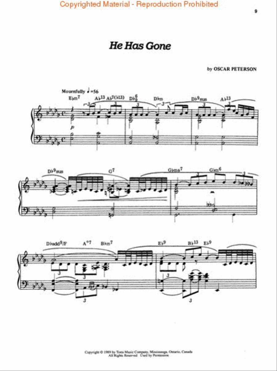 Oscar Peterson Originals, 2nd Edition Piano Solo scores gallery preview page 3