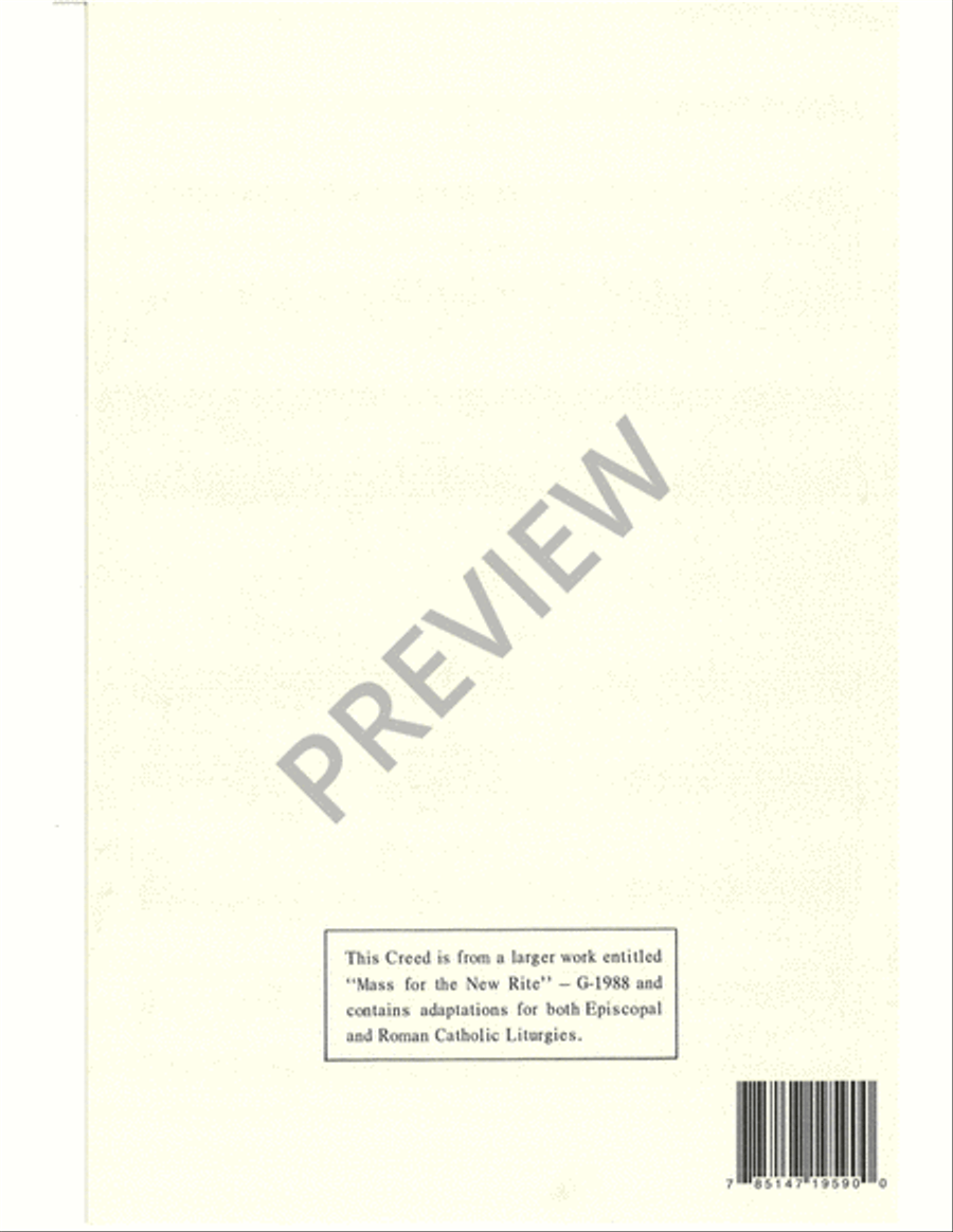 Creed Creed 4-Part scores gallery preview page 12