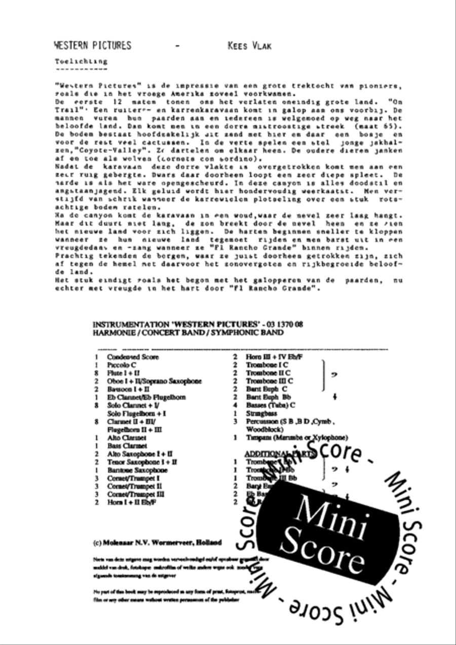 Western Pictures Fanfare Band scores gallery preview page 4