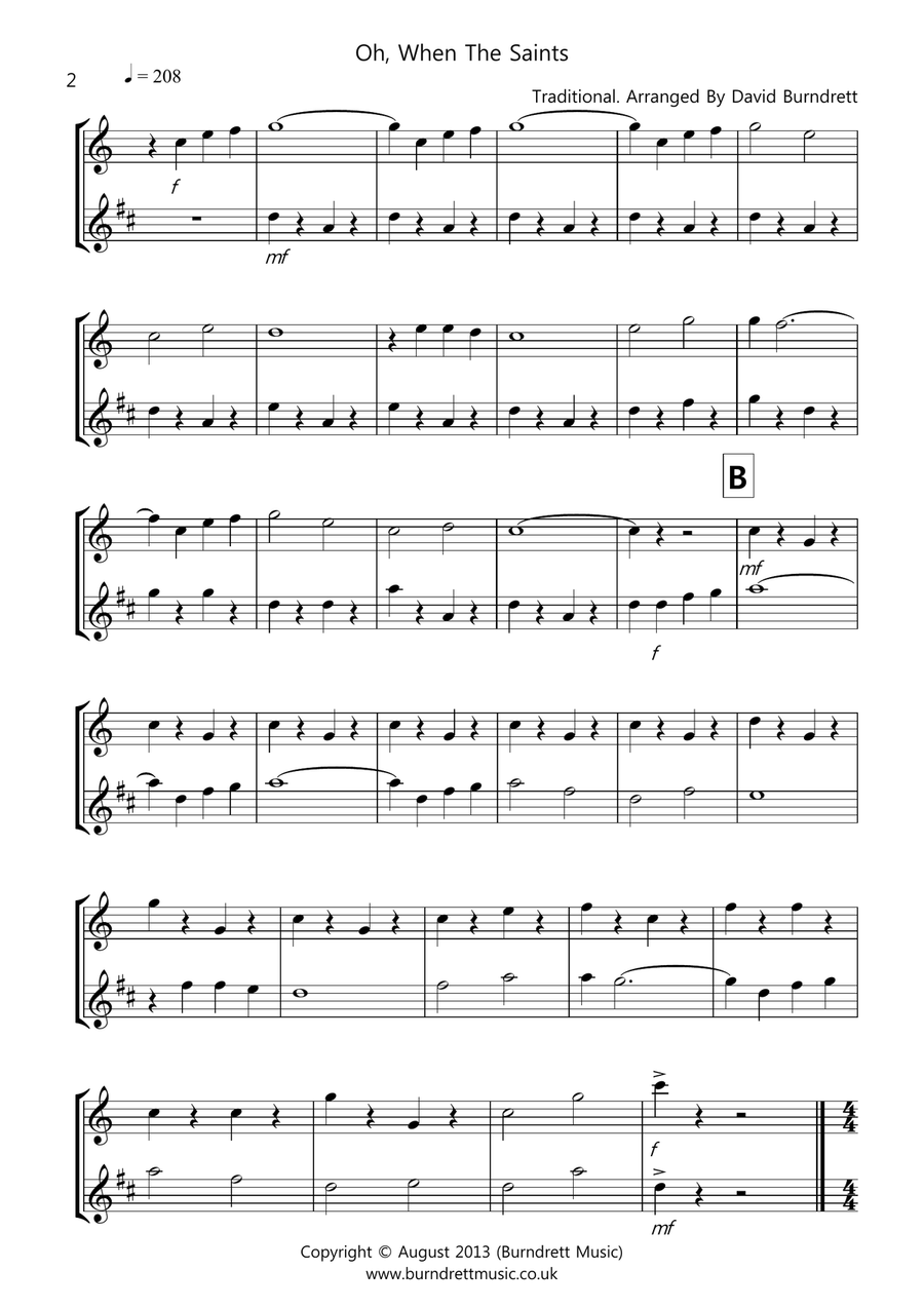 8 Duets for Flute And Clarinet Woodwind Duet scores gallery preview page 2