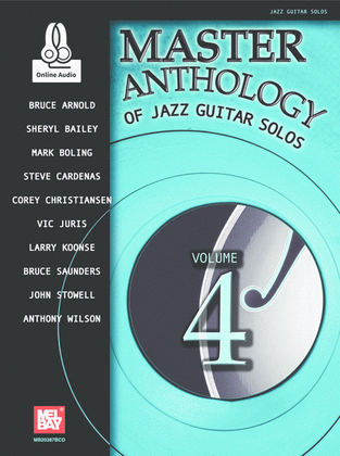 Book cover for Master Anthology of Jazz Guitar Solos, Volume 4