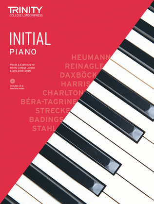 Book cover for Piano Exam Pieces & Exercises 2018-2020: Initial (book, CD & teaching notes)