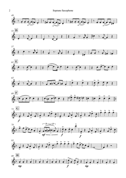 Charleston Medley (Saxophone Quartet / Quintet) - Set of Parts [x4 / 5]
