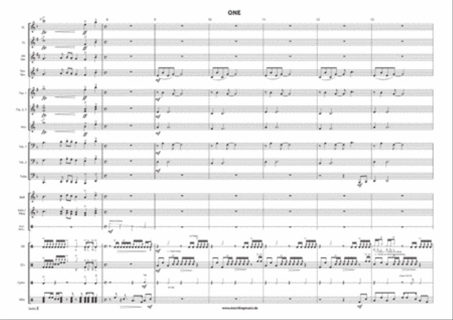 One One Marching Band scores gallery preview page 2