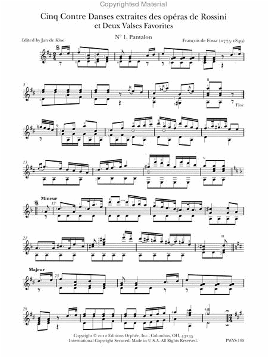 Cinq Contre Danses Chamber Music scores gallery preview page 2