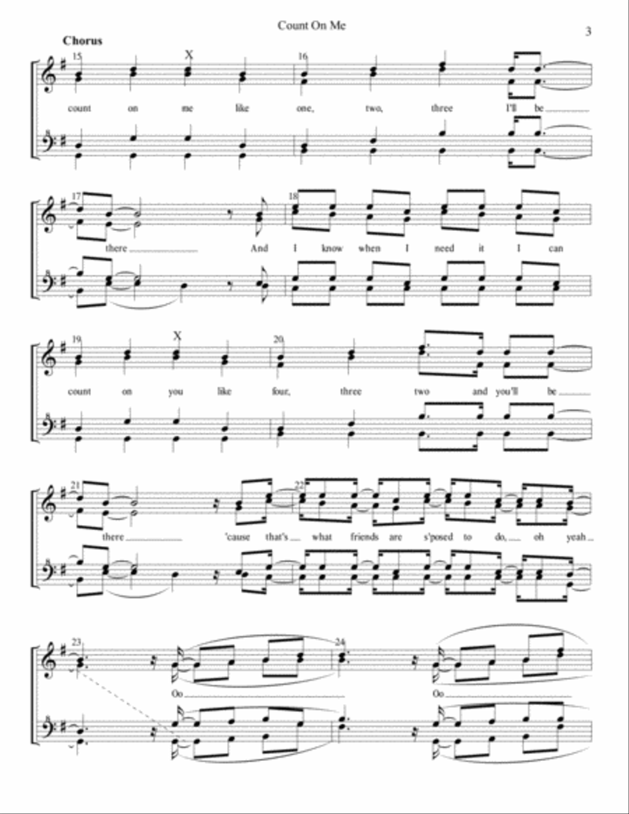 Count On Me SSAA scores gallery preview page 3