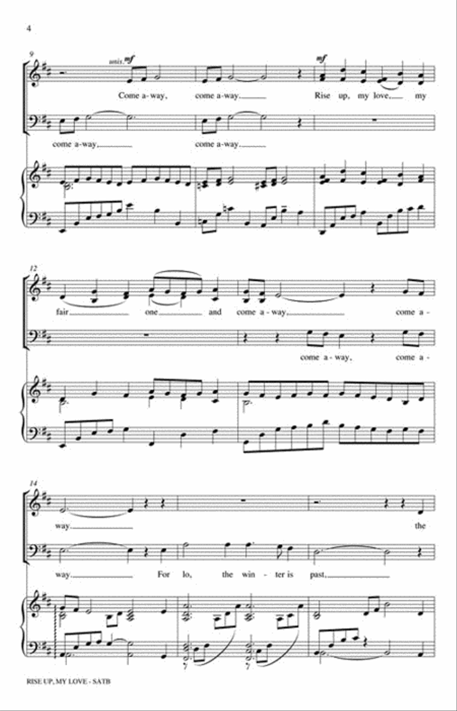Rise Up, My Love 4-Part scores gallery preview page 3