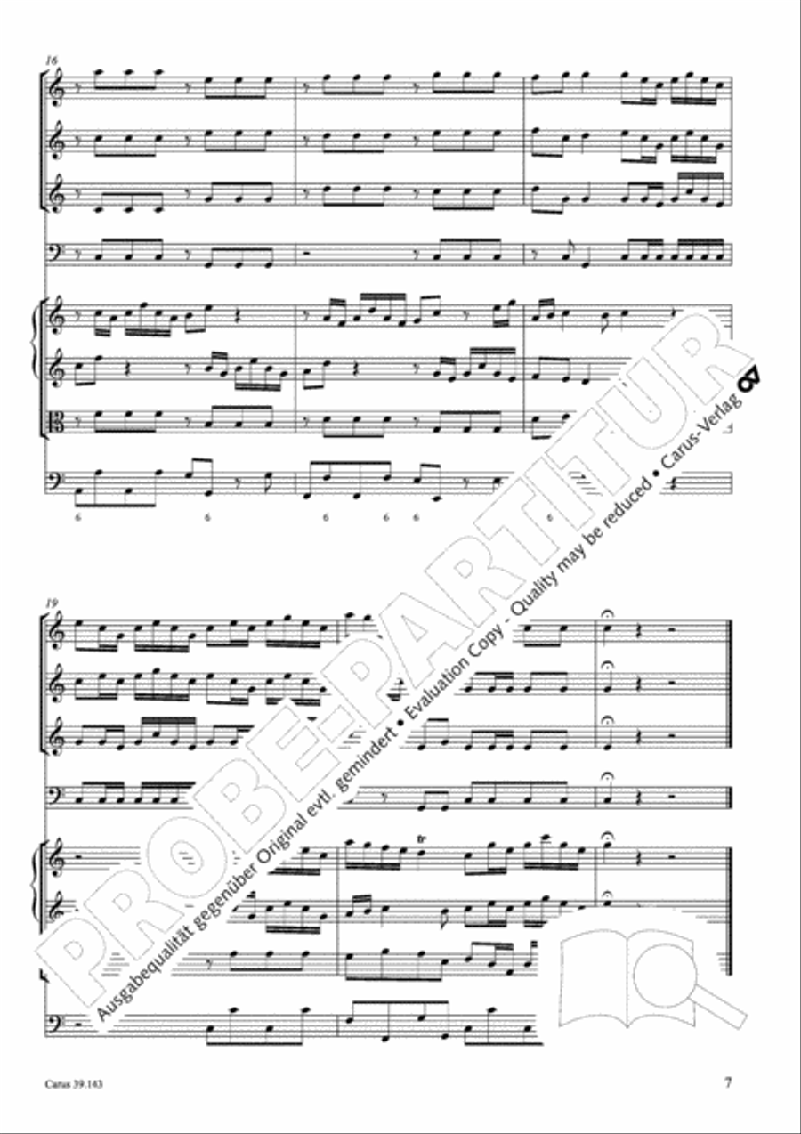 Magnificat in C major 4-Part scores gallery preview page 8