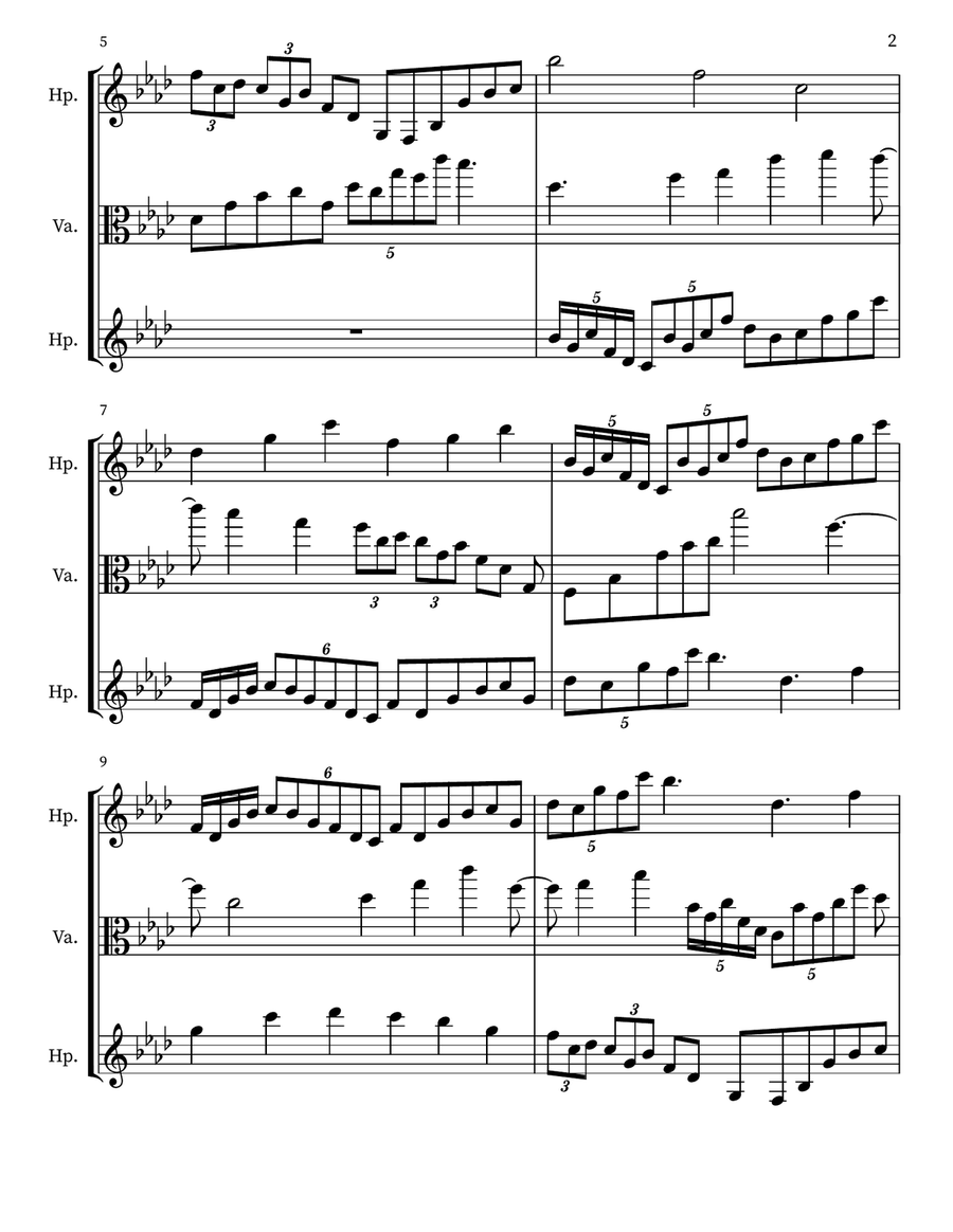 Children's Musing 28 Small Ensemble scores gallery preview page 2