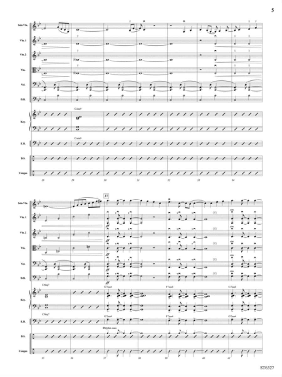 Brazilian Spice: Score String Orchestra scores gallery preview page 5