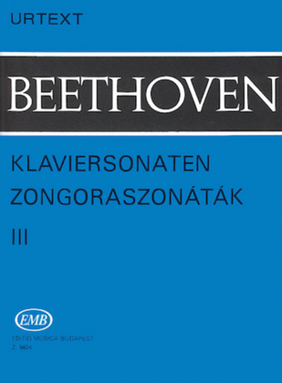Book cover for Sonatas – Volume 3