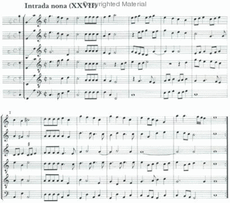 7 Intradas (1608) - Score and Parts